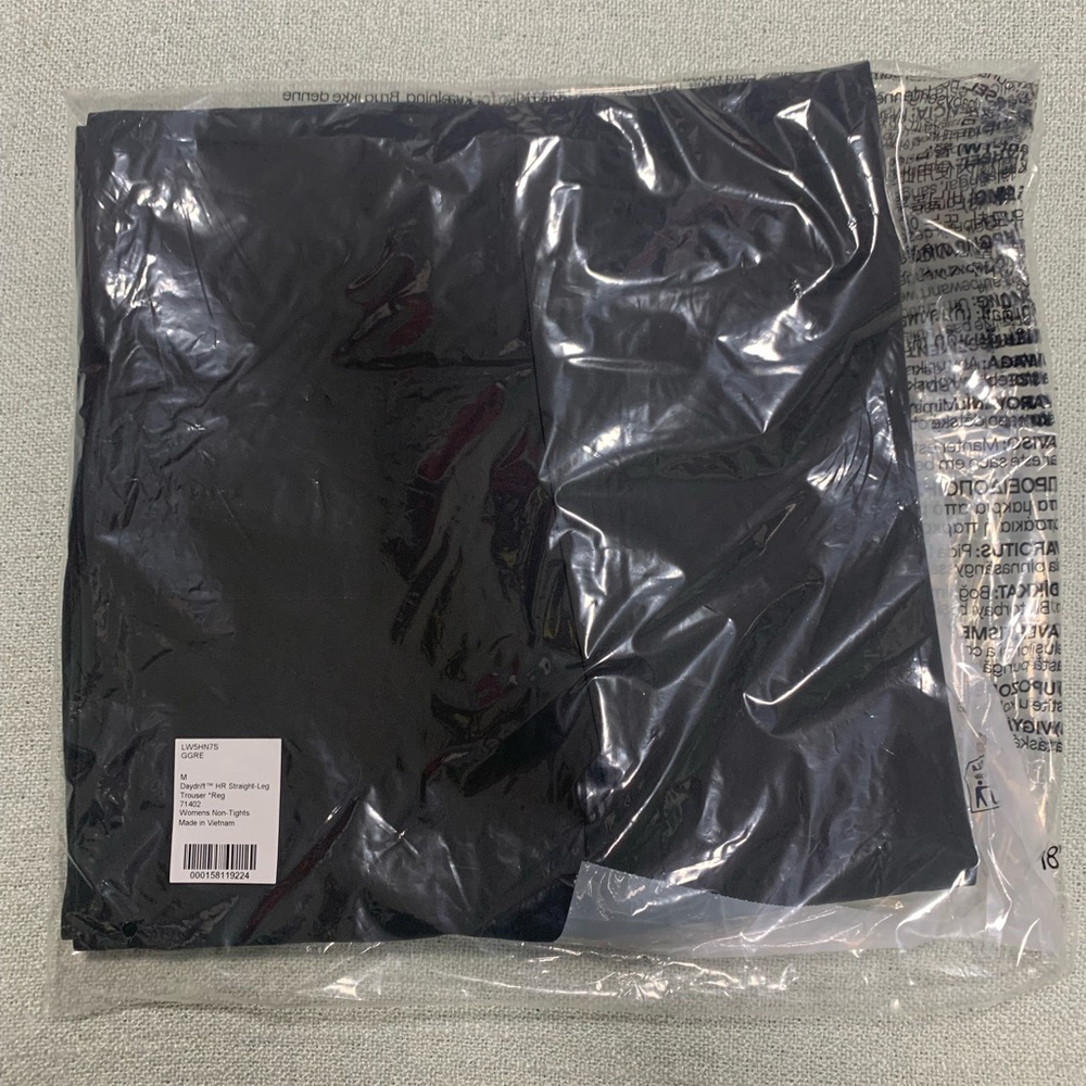 Lululemon NWT Daydrift High-Rise Straight-Leg Trouser Regular M Graphite Grey - Picture 7 of 14